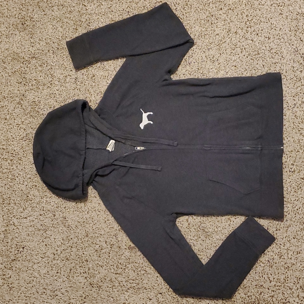 PINK VICTORIA'S SECRET Zip Up Hoodie Sweatshirt